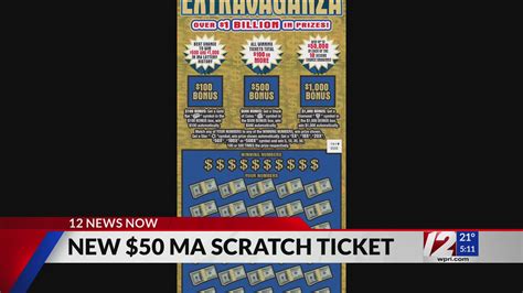 Mass. Lottery unveils new $50 scratch ticket .